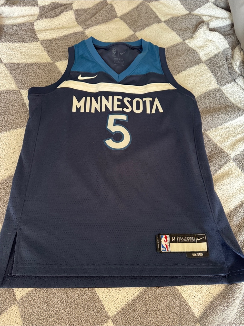 Youth Nike Minnesota Ant Edward’s Timberwolves Jersey -